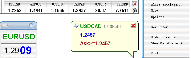 EaseWe Forex Price Voice Alerter software